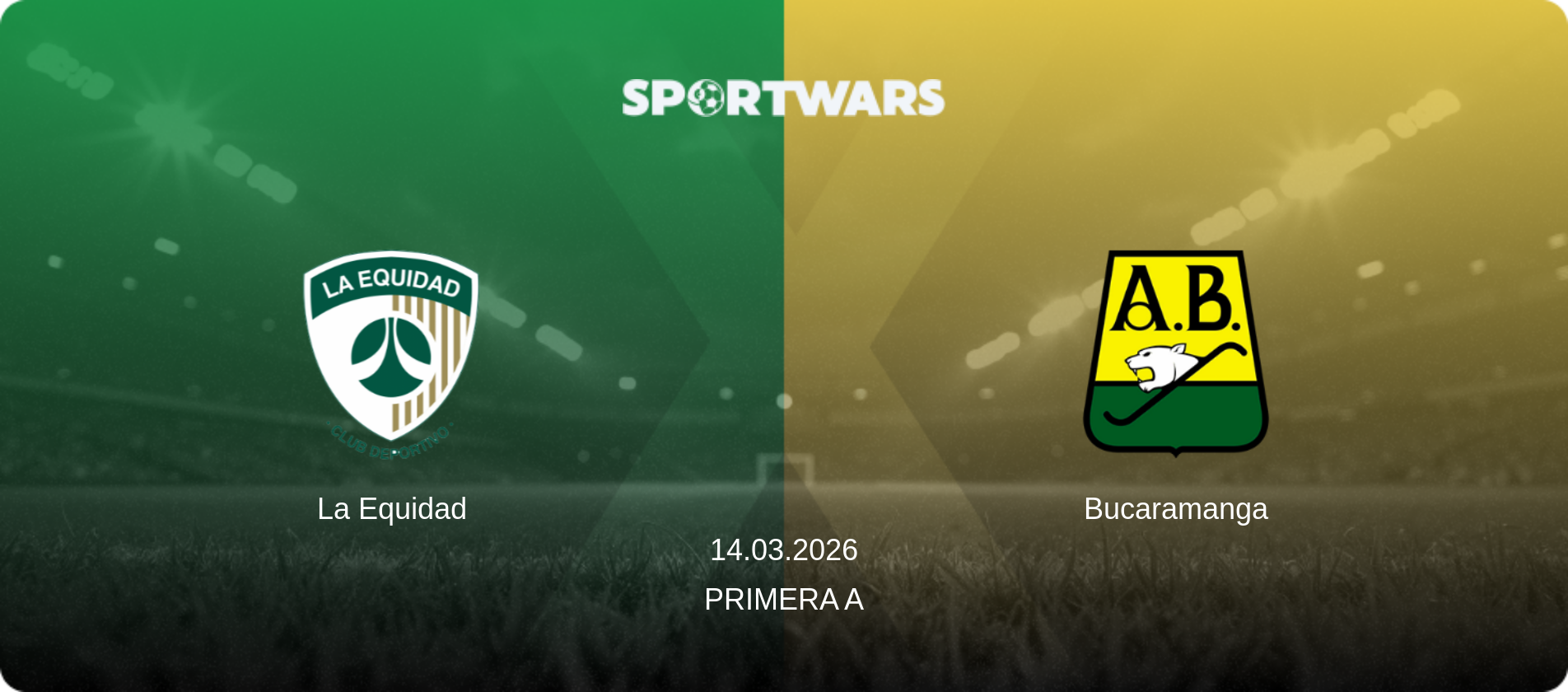 La Equidad — Bucaramanga, 14.03.2026 — Primera A (match preview)