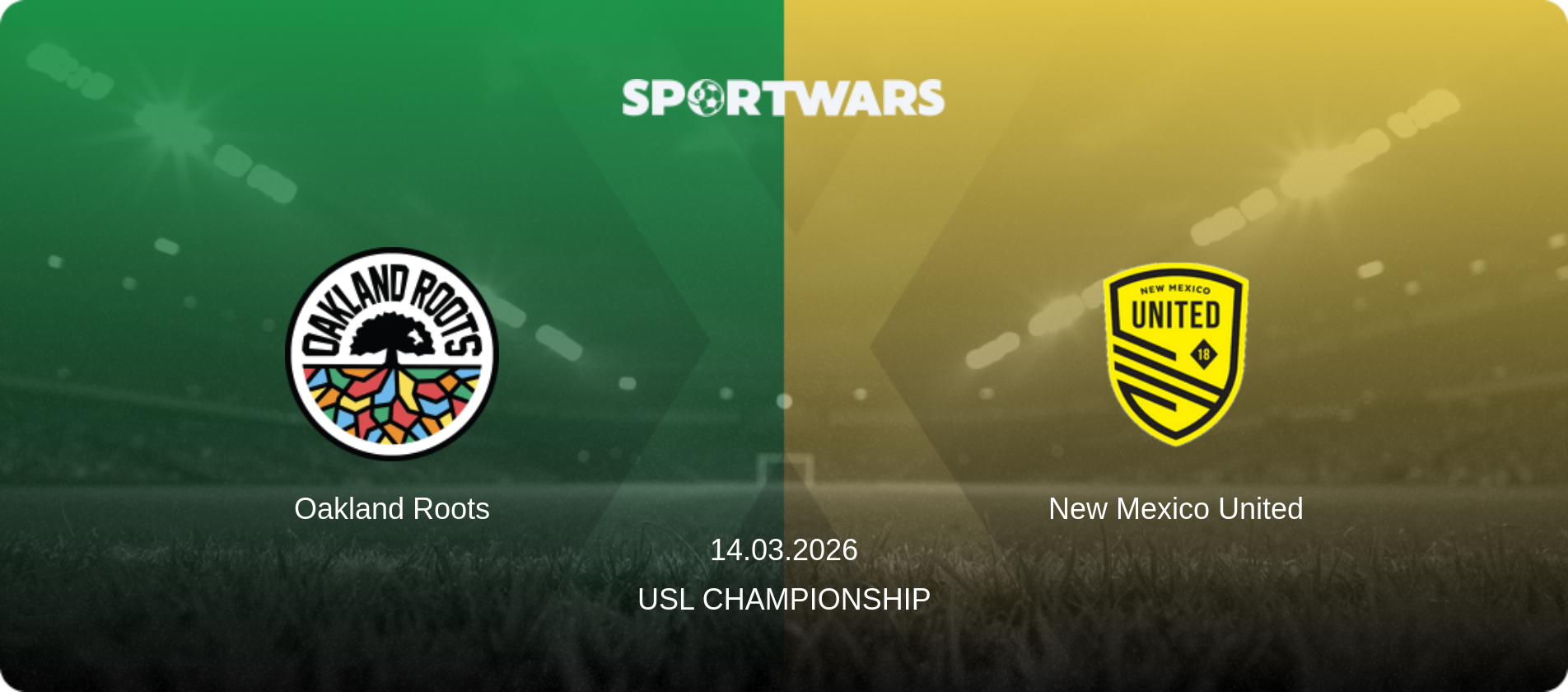 Oakland Roots — New Mexico United, 14.03.2026 — USL Championship (match preview)