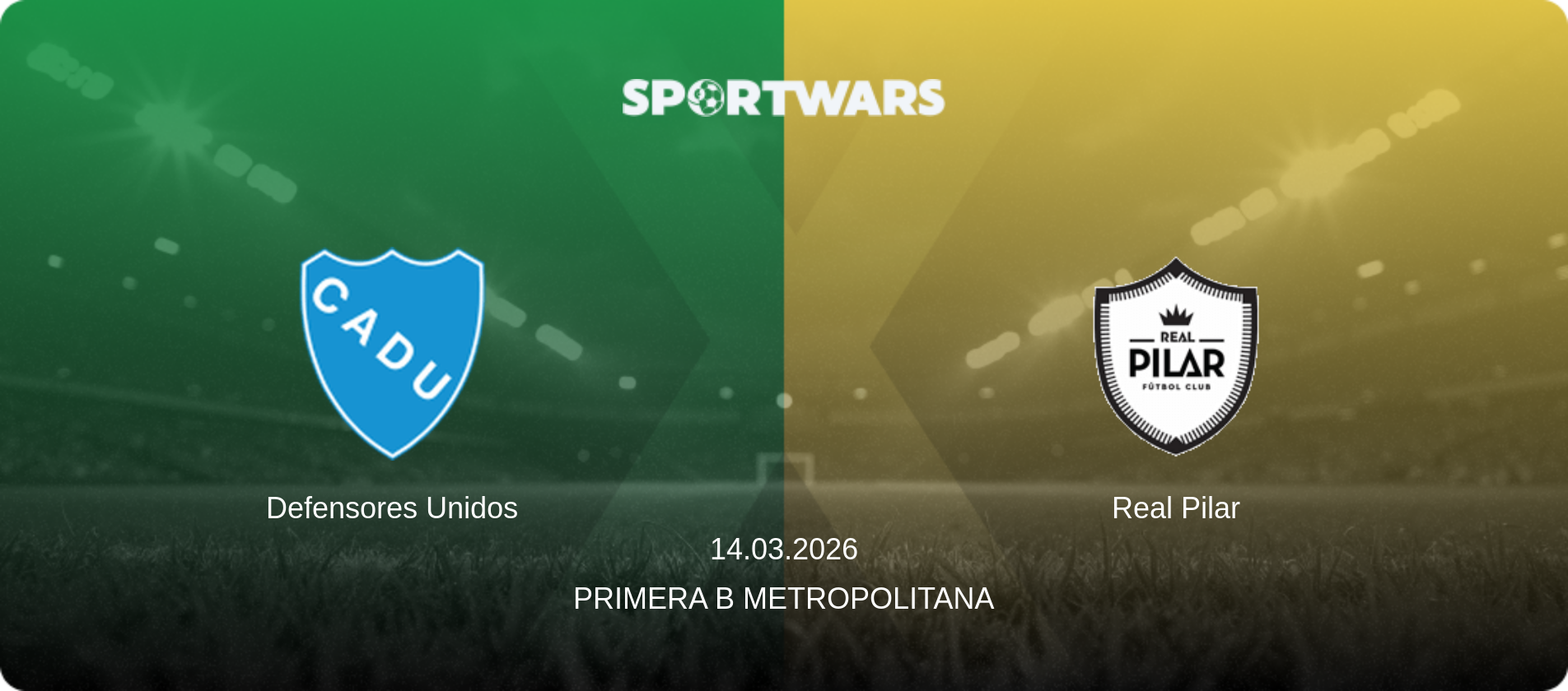 Defensores Unidos — Real Pilar, 14.03.2026 — Primera B Metropolitana (match preview)