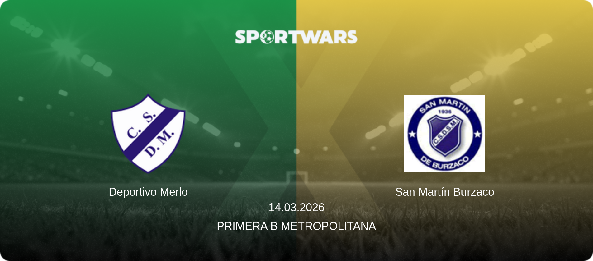 Deportivo Merlo — San Martín Burzaco, 14.03.2026 — Primera B Metropolitana (match preview)