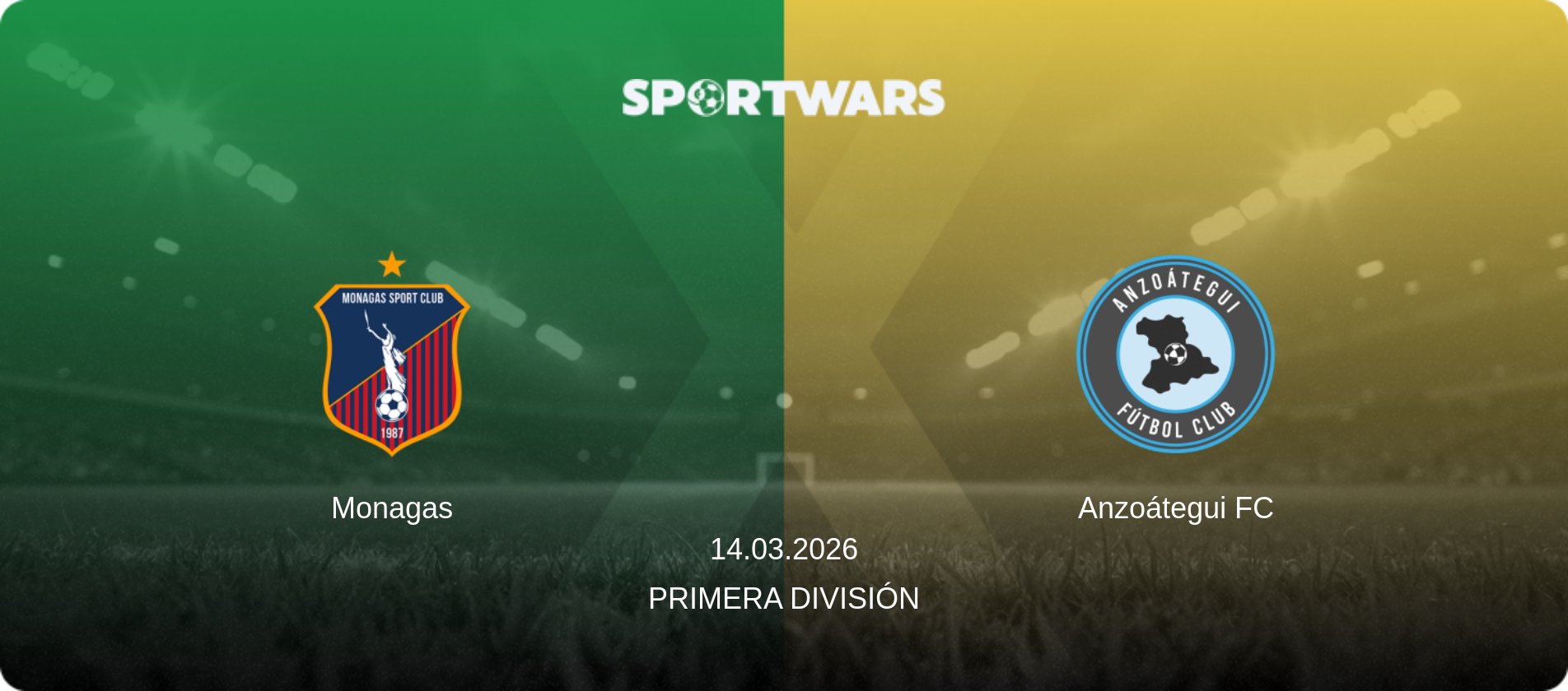 Monagas — Anzoátegui FC, 14.03.2026 — Primera División (match preview)