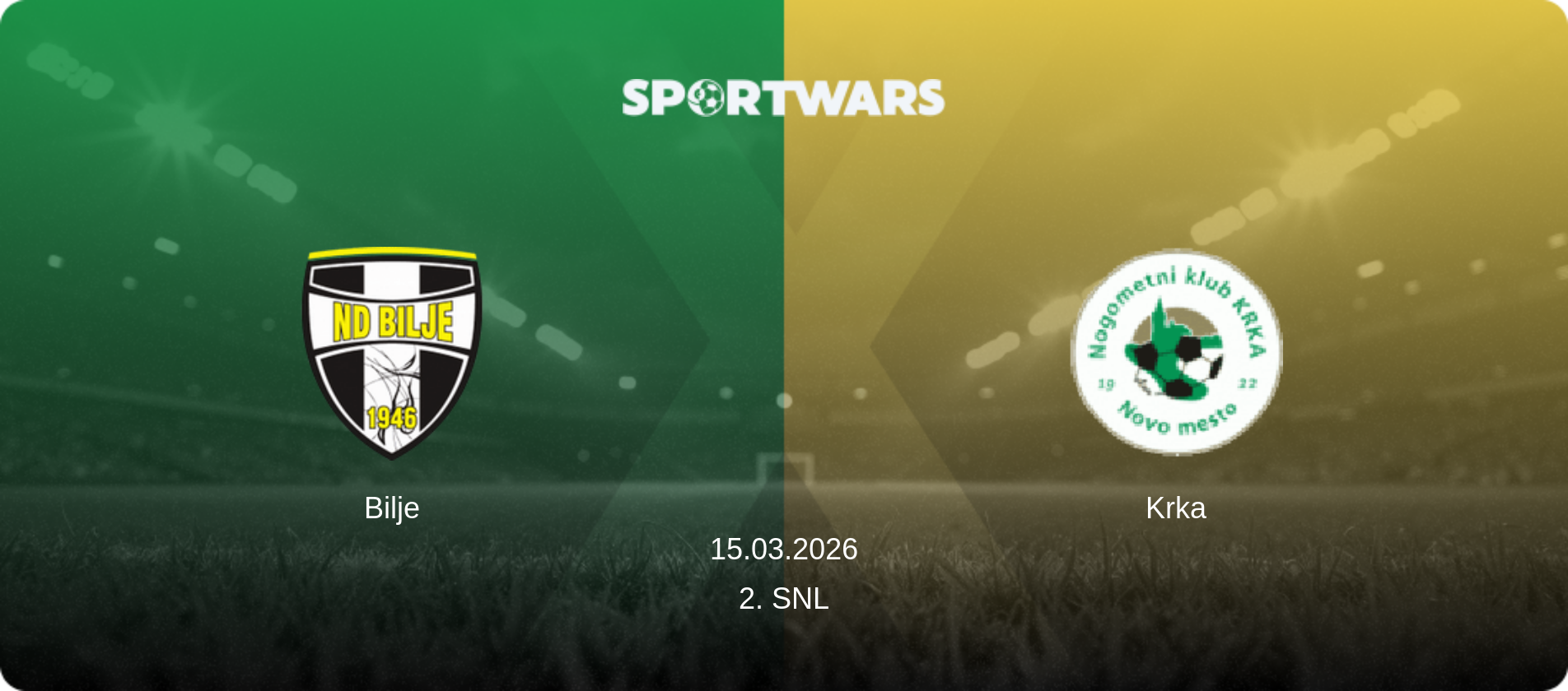 Bilje — Krka, 15.03.2026 — 2. SNL (match preview)