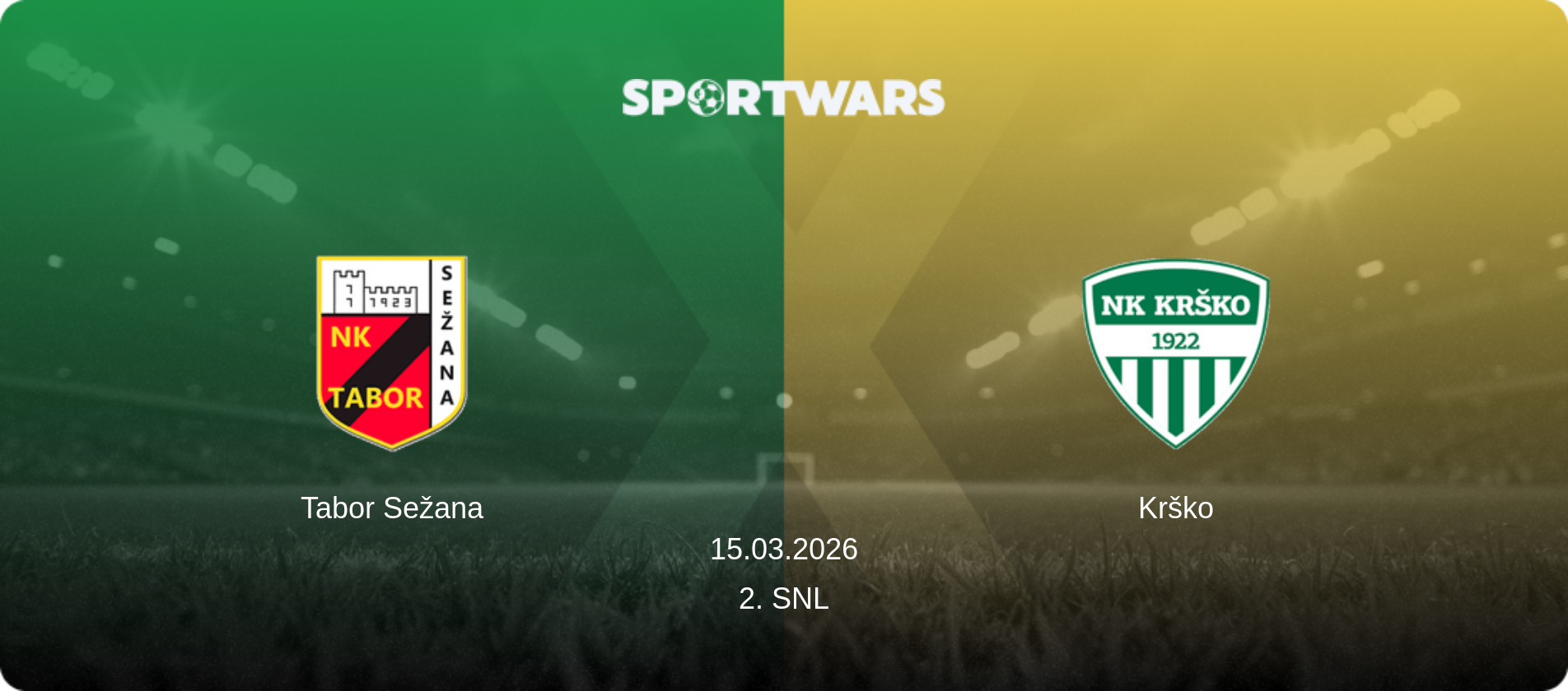 Tabor Sežana — Krško, 15.03.2026 — 2. SNL (match preview)