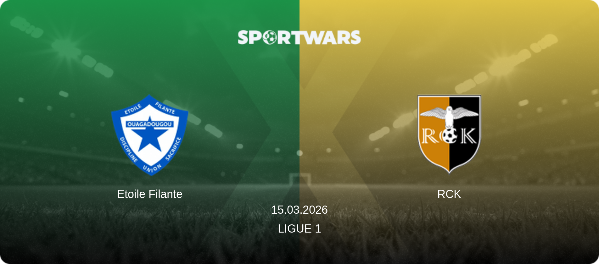Etoile Filante — RCK, 15.03.2026 — Ligue 1 (match preview)
