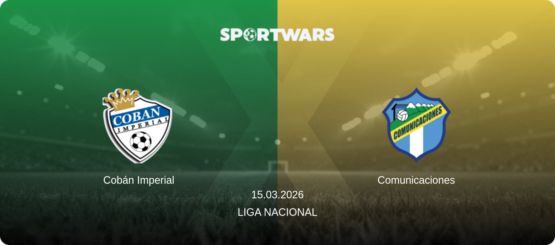 Cobán Imperial — Comunicaciones, 15.03.2026 — Liga Nacional (match preview)