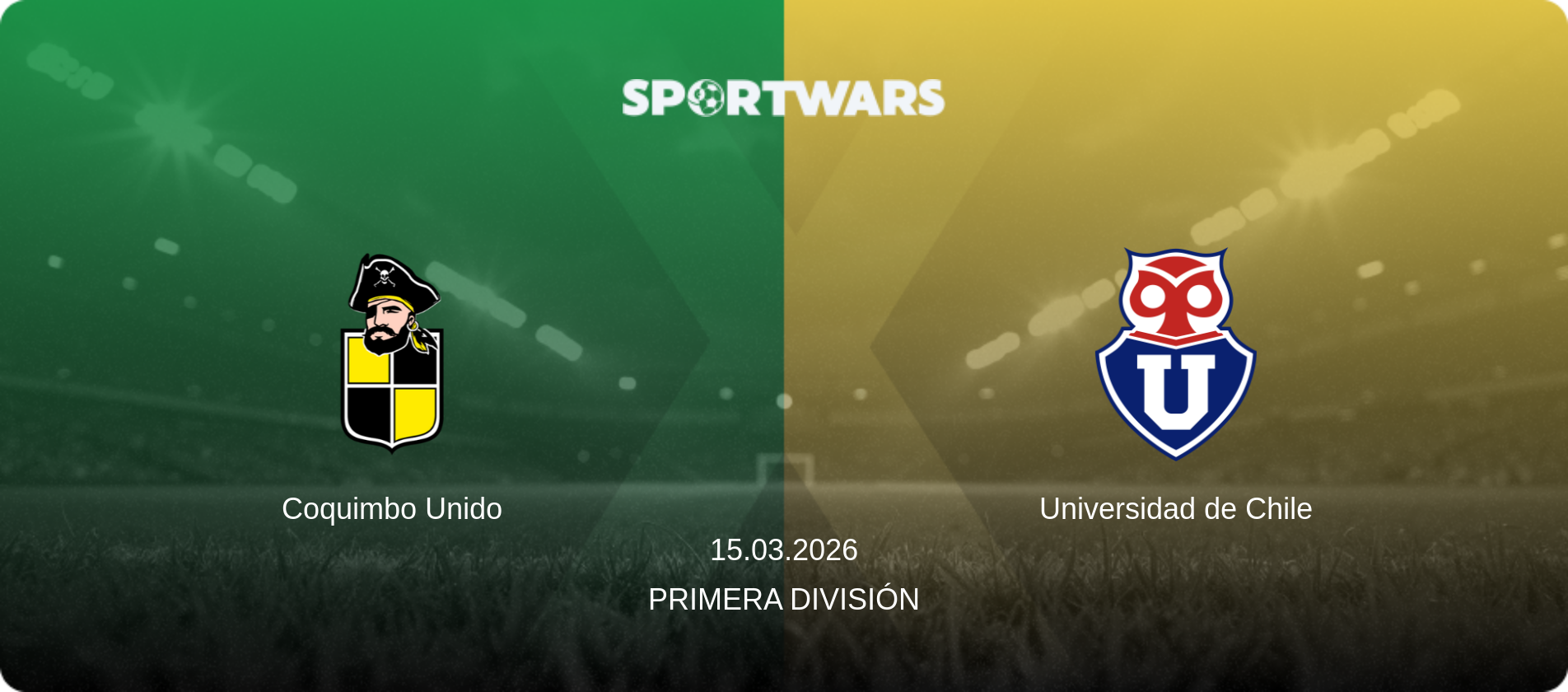 Coquimbo Unido — Universidad de Chile, 15.03.2026 — Primera División (match preview)
