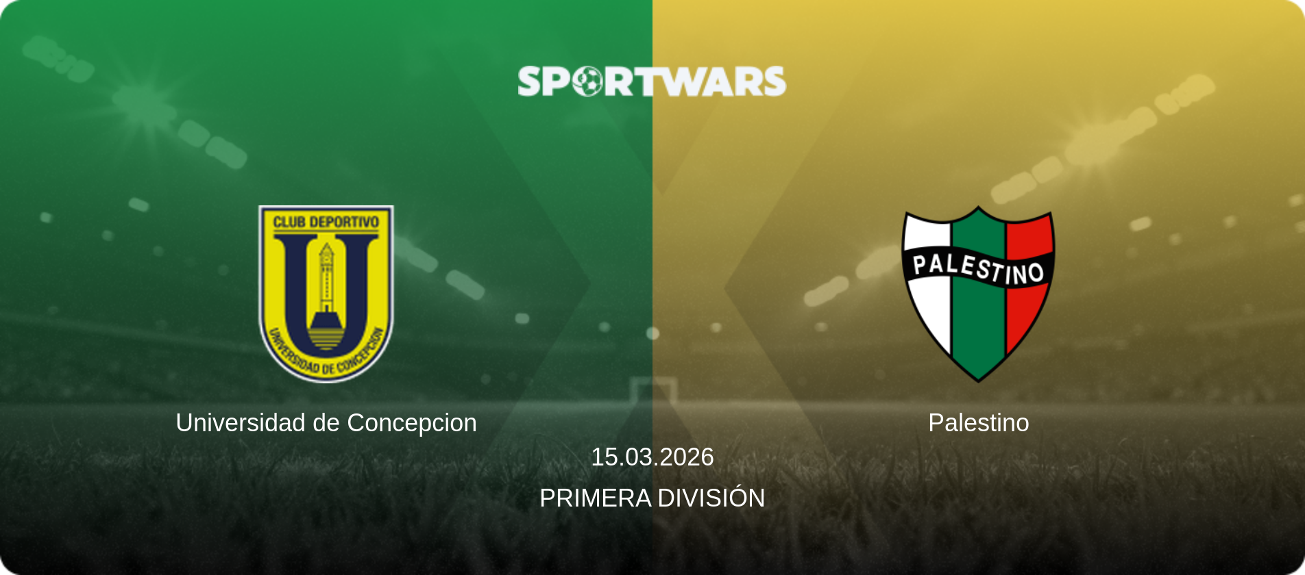 Universidad de Concepcion — Palestino, 15.03.2026 — Primera División (match preview)