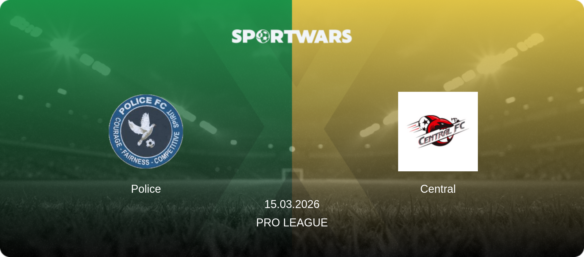 Police — Central, 15.03.2026 — Pro League (match preview)