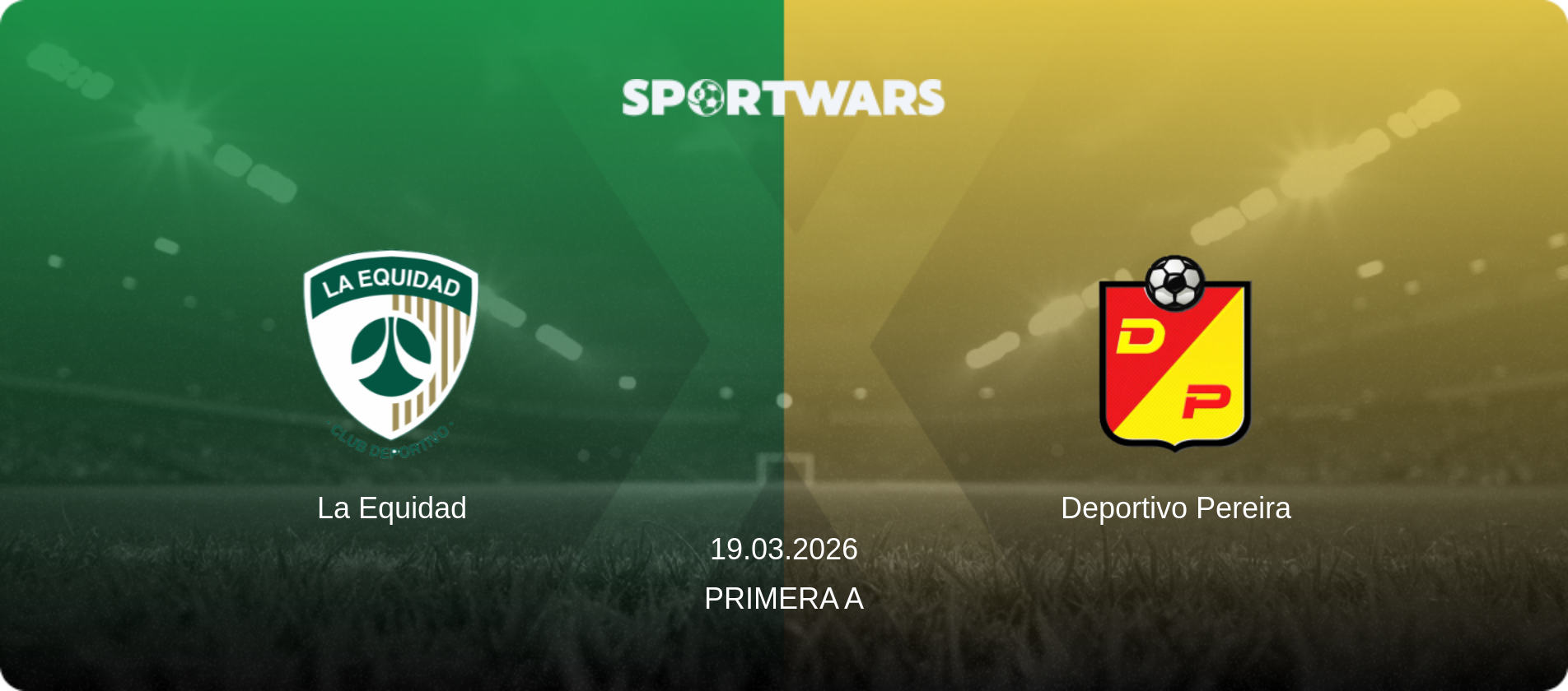 La Equidad — Deportivo Pereira, 19.03.2026 — Primera A (match preview)