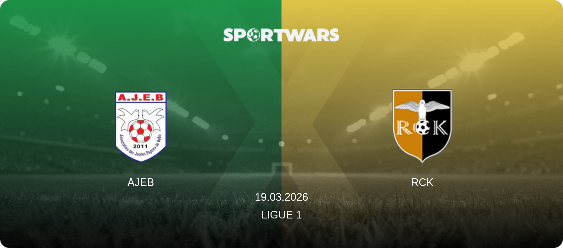 AJEB — RCK, 19.03.2026 — Ligue 1 (match preview)