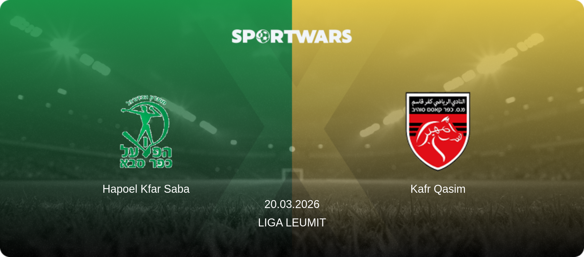 Hapoel Kfar Saba — Kafr Qasim, 20.03.2026 — Liga Leumit (match preview)