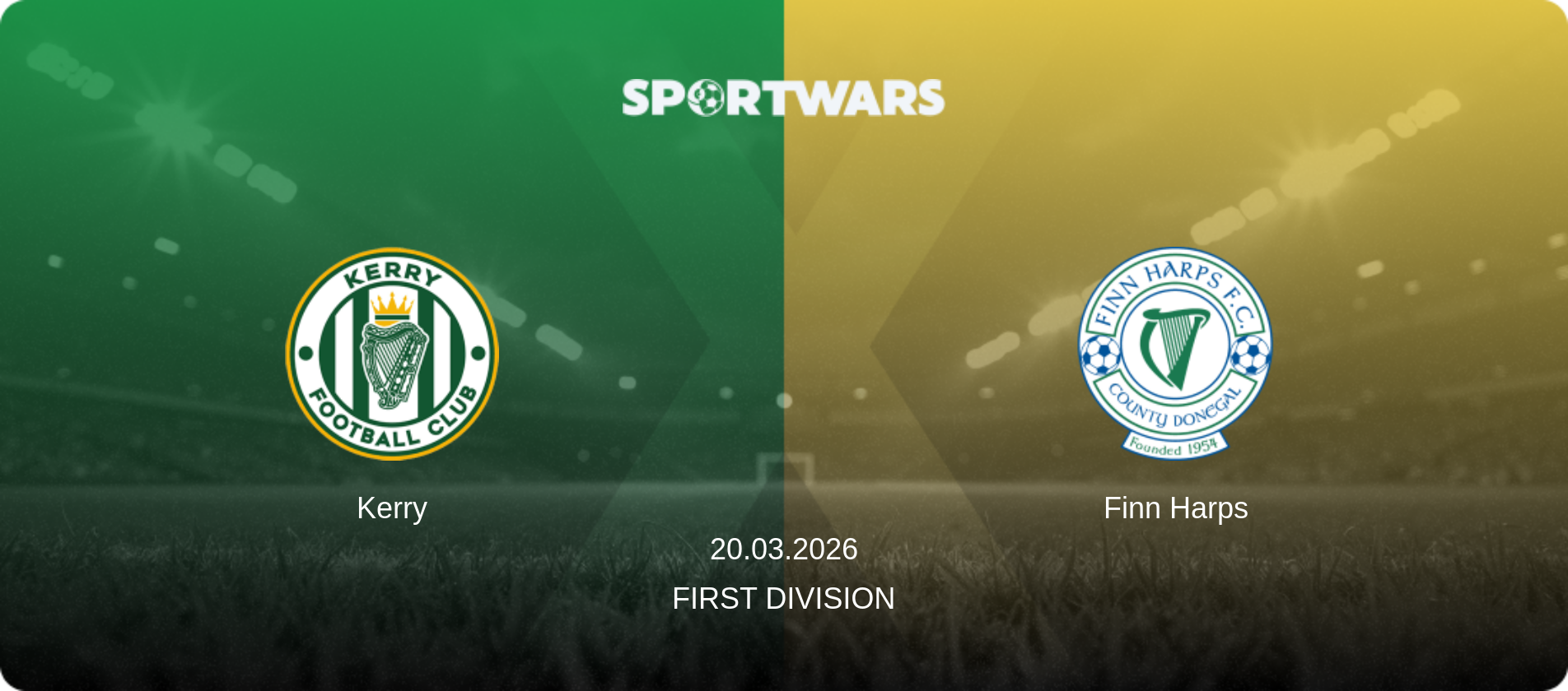 Kerry — Finn Harps, 20.03.2026 — First Division (match preview)