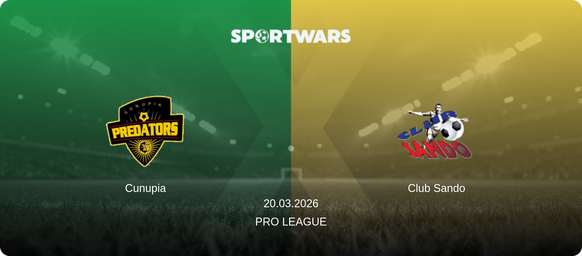 Cunupia — Club Sando, 20.03.2026 — Pro League (match preview)