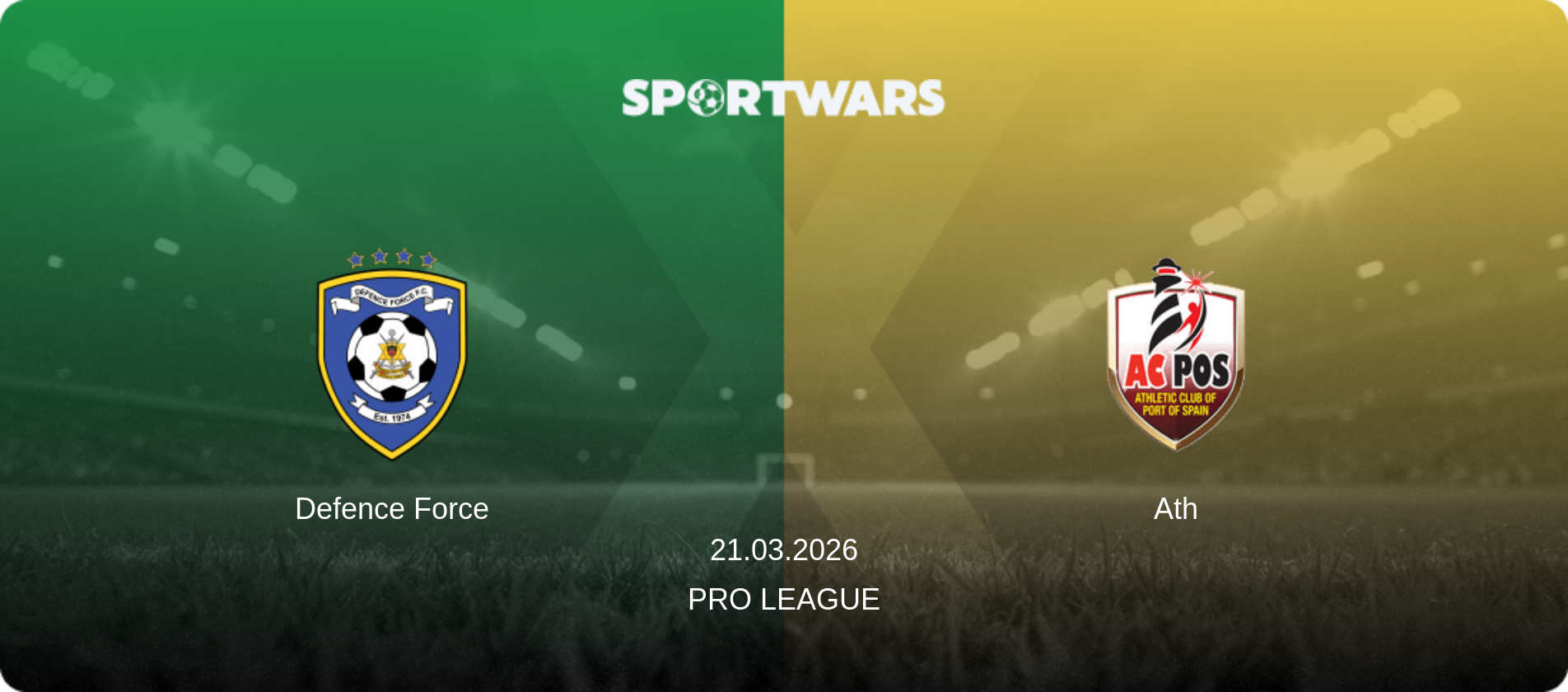 Defence Force — Ath, 21.03.2026 — Pro League (match preview)