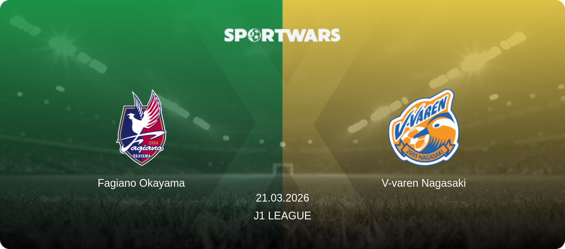 Fagiano Okayama — V-varen Nagasaki, 21.03.2026 — J1 League (match preview)