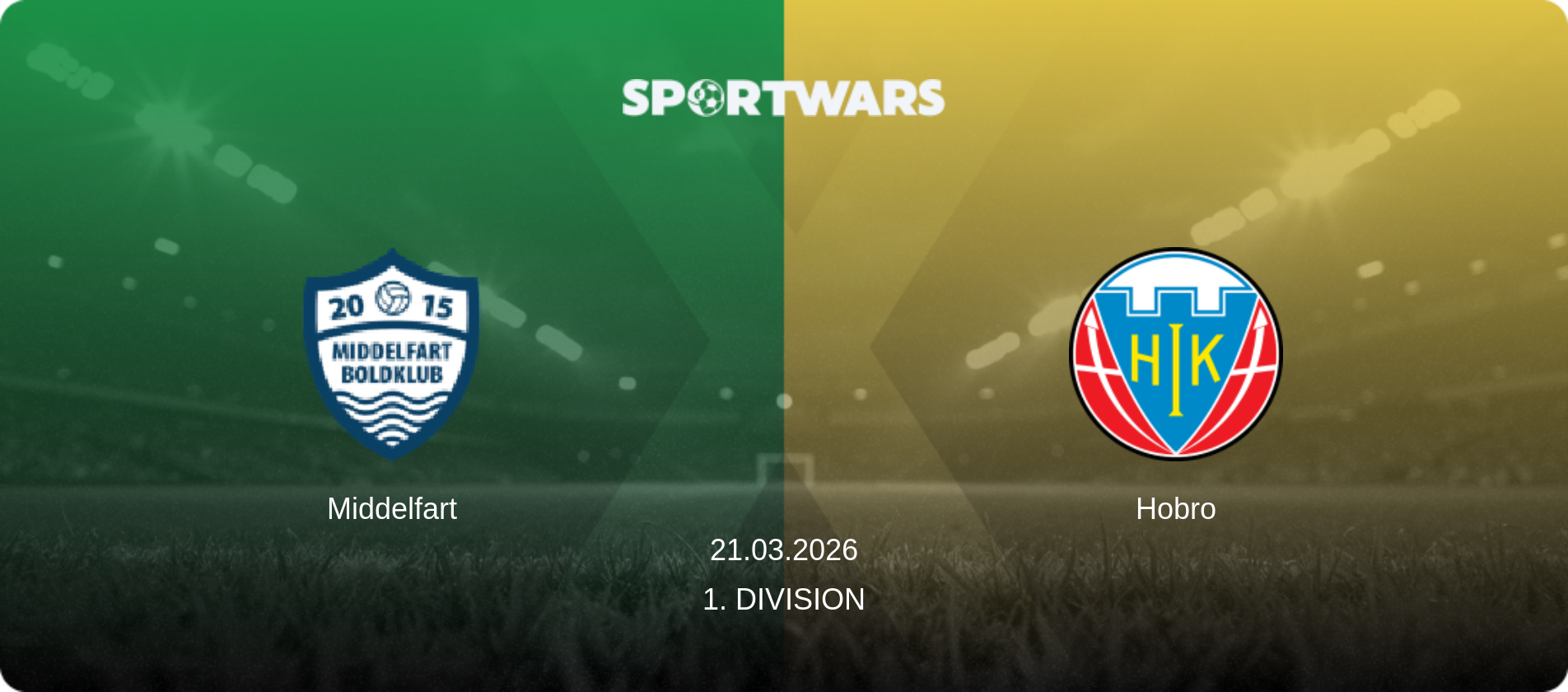 Middelfart — Hobro, 21.03.2026 — 1. Division (match preview)