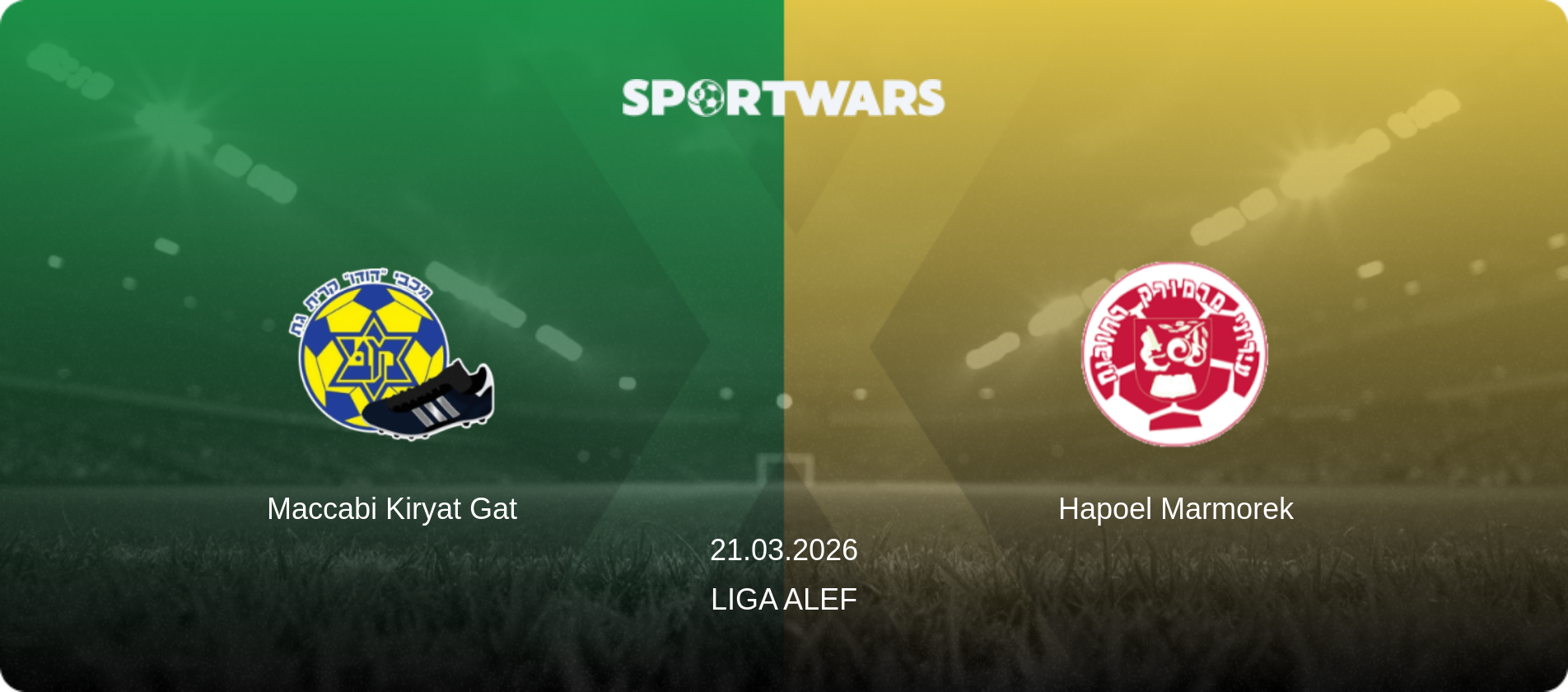 Maccabi Kiryat Gat — Hapoel Marmorek, 21.03.2026 — Liga Alef (match preview)
