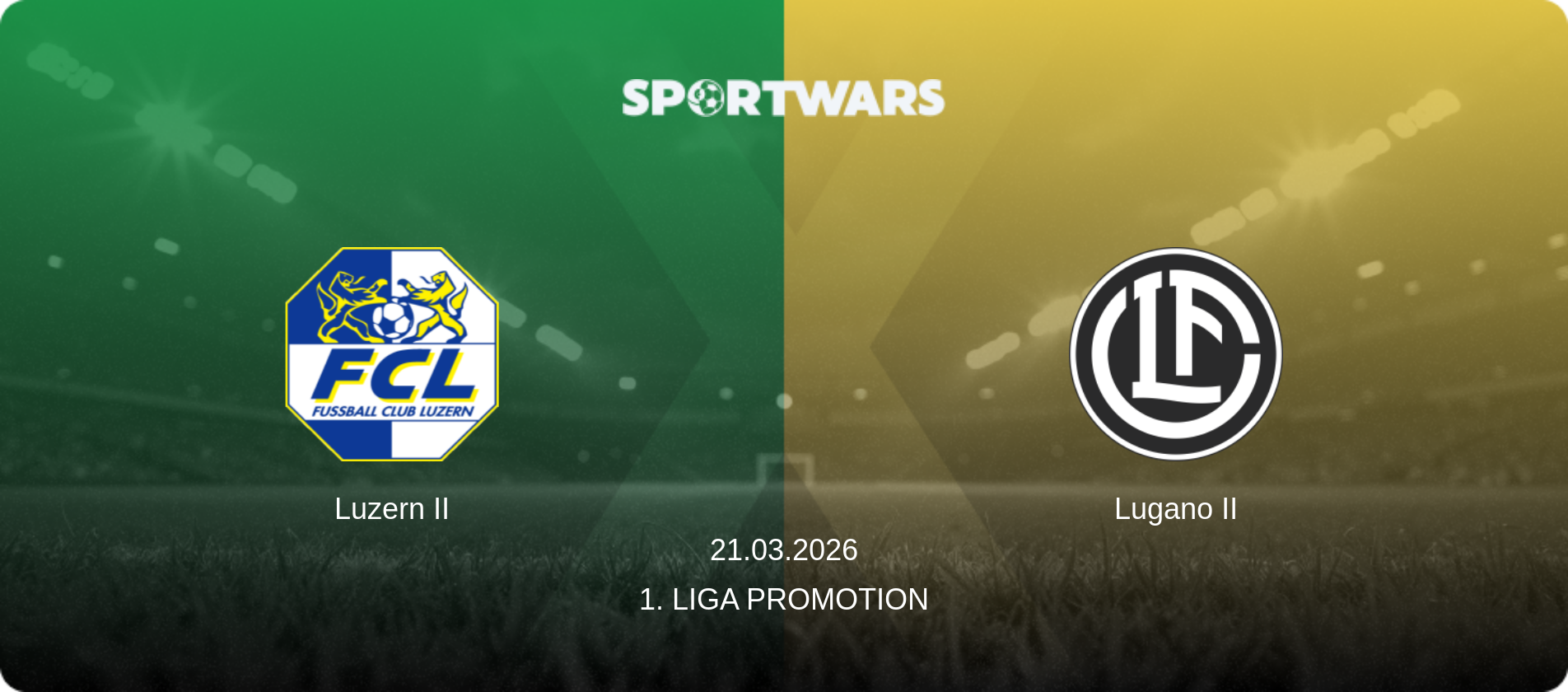 Luzern II — Lugano II, 21.03.2026 — 1. Liga Promotion (match preview)