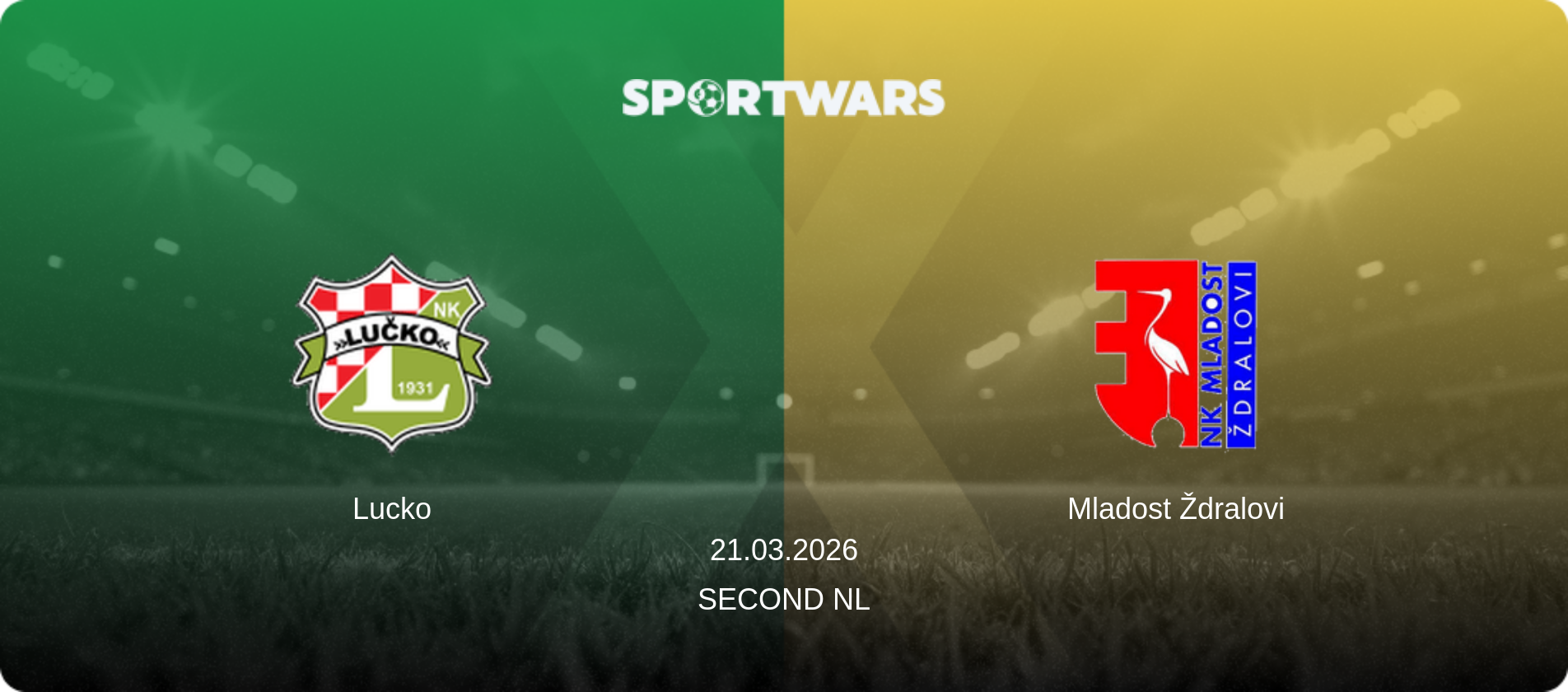 Lucko — Mladost Ždralovi, 21.03.2026 — Second NL (match preview)