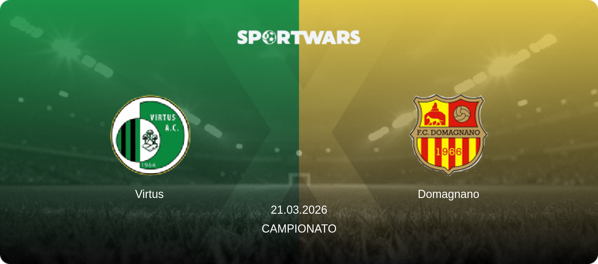 Virtus — Domagnano, 21.03.2026 — Campionato (match preview)
