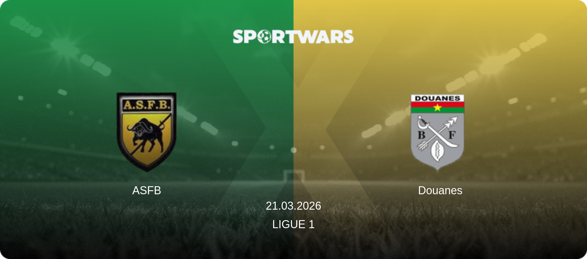 ASFB — Douanes, 21.03.2026 — Ligue 1 (match preview)