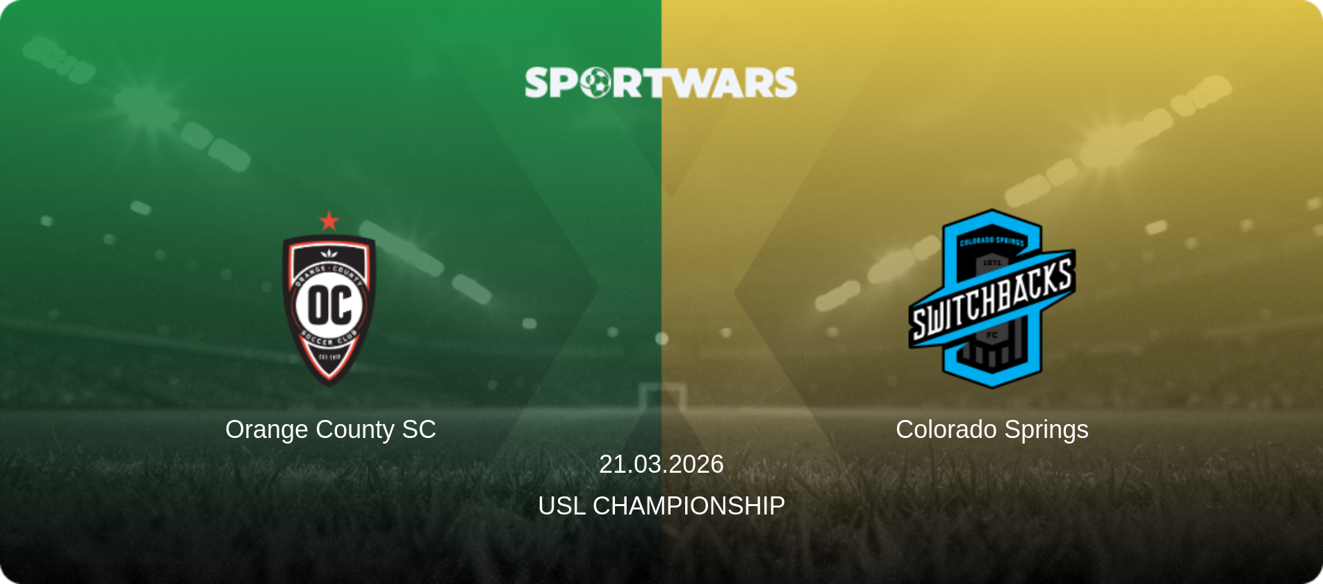 Orange County SC — Colorado Springs, 21.03.2026 — USL Championship (match preview)