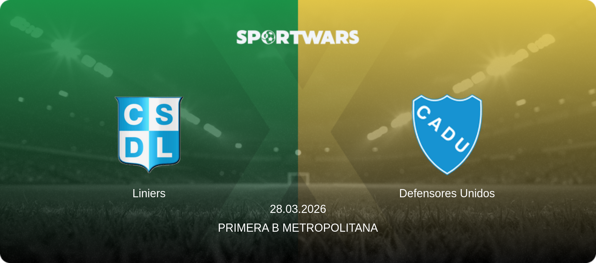 Liniers — Defensores Unidos, 28.03.2026 — Primera B Metropolitana (match preview)