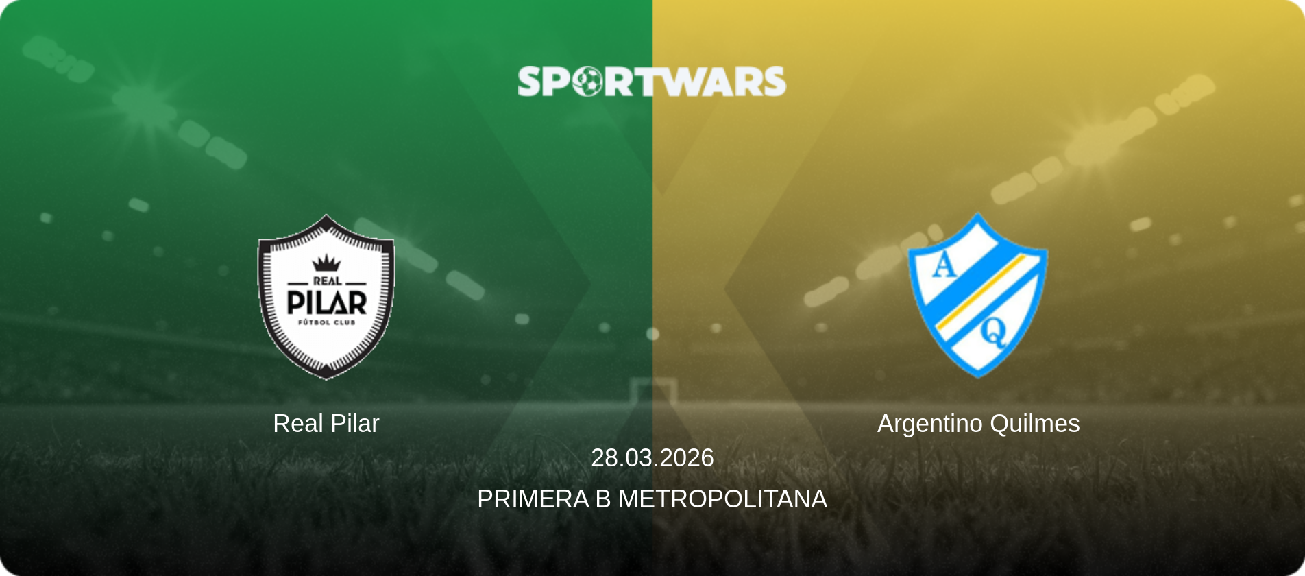Real Pilar — Argentino Quilmes, 28.03.2026 — Primera B Metropolitana (match preview)