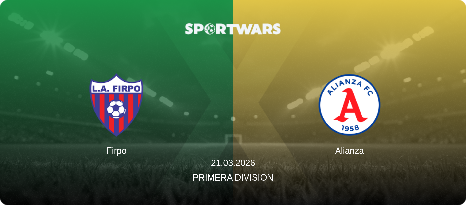 Firpo — Alianza, 21.03.2026 — Primera Division (match preview)