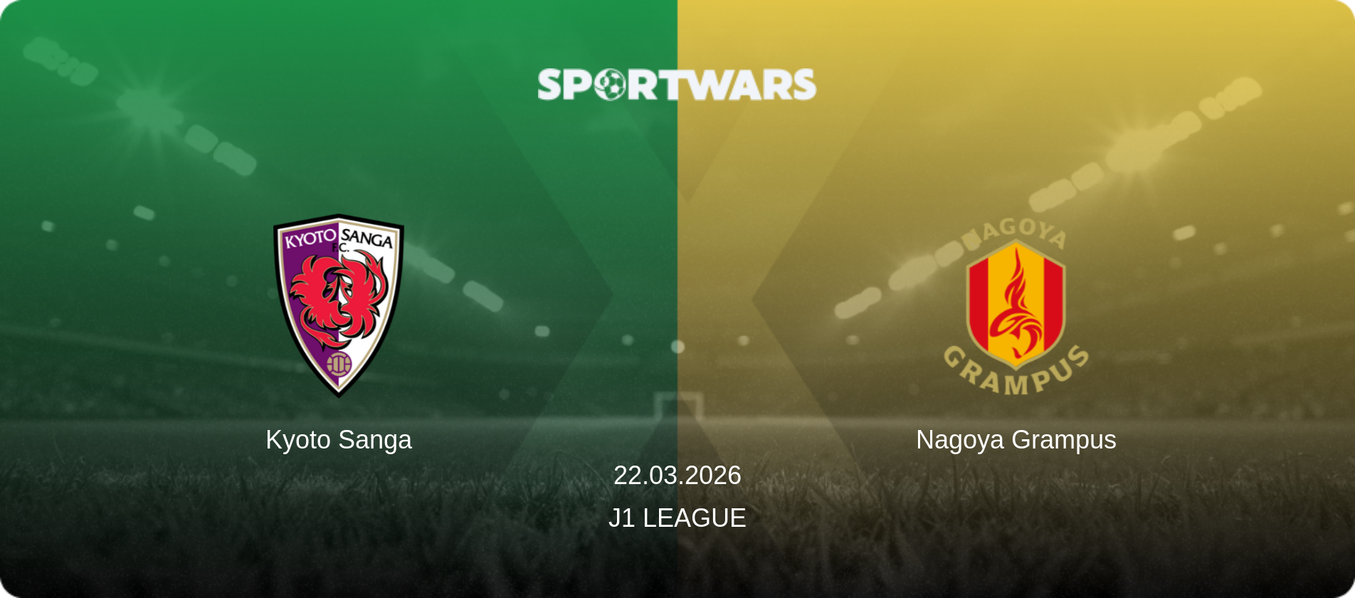 Kyoto Sanga — Nagoya Grampus, 22.03.2026 — J1 League (match preview)