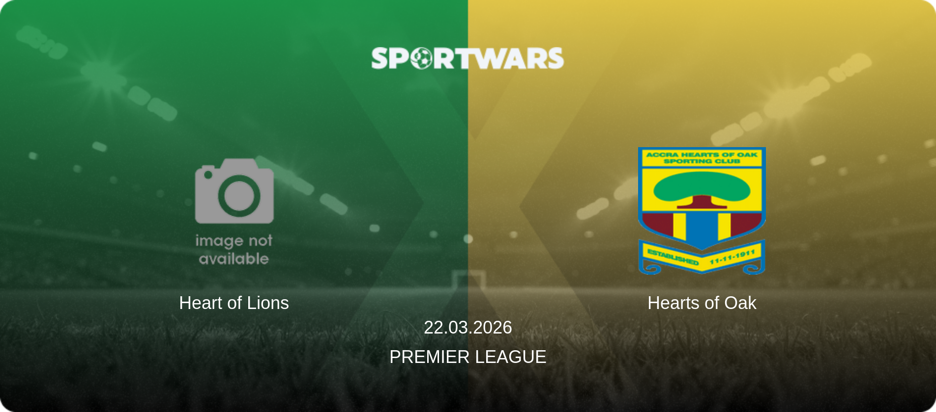 Heart of Lions — Hearts of Oak, 22.03.2026 — Premier League (match preview)