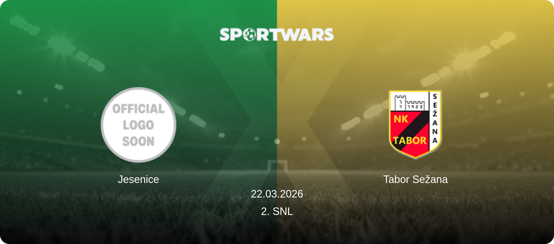 Jesenice — Tabor Sežana, 22.03.2026 — 2. SNL (match preview)