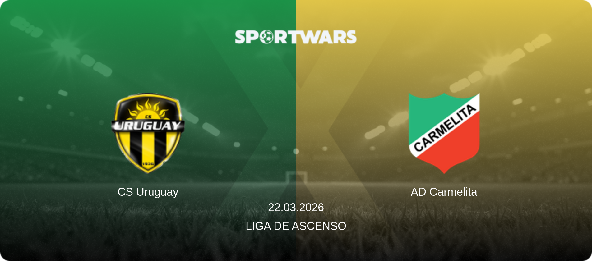 CS Uruguay — AD Carmelita, 22.03.2026 — Liga de Ascenso (match preview)