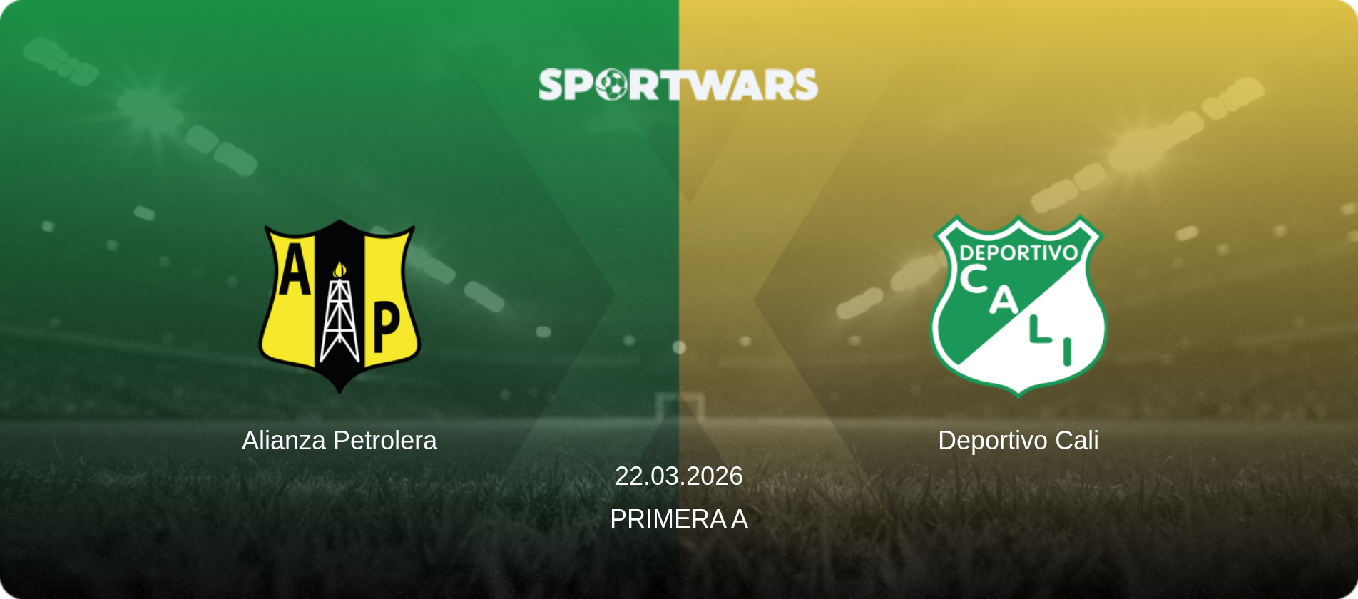 Alianza Petrolera — Deportivo Cali, 22.03.2026 — Primera A (match preview)