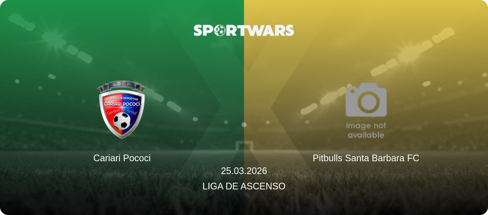 Cariari Pococi — Pitbulls Santa Barbara FC, 25.03.2026 — Liga de Ascenso (match preview)