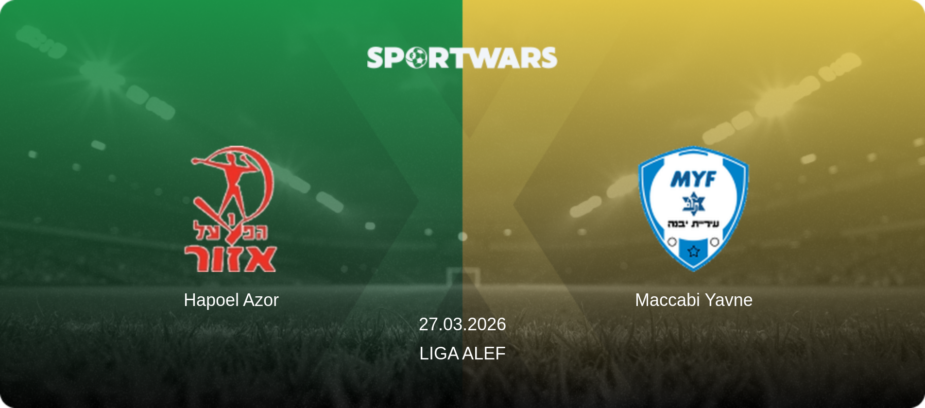 Hapoel Azor — Maccabi Yavne, 27.03.2026 — Liga Alef (match preview)