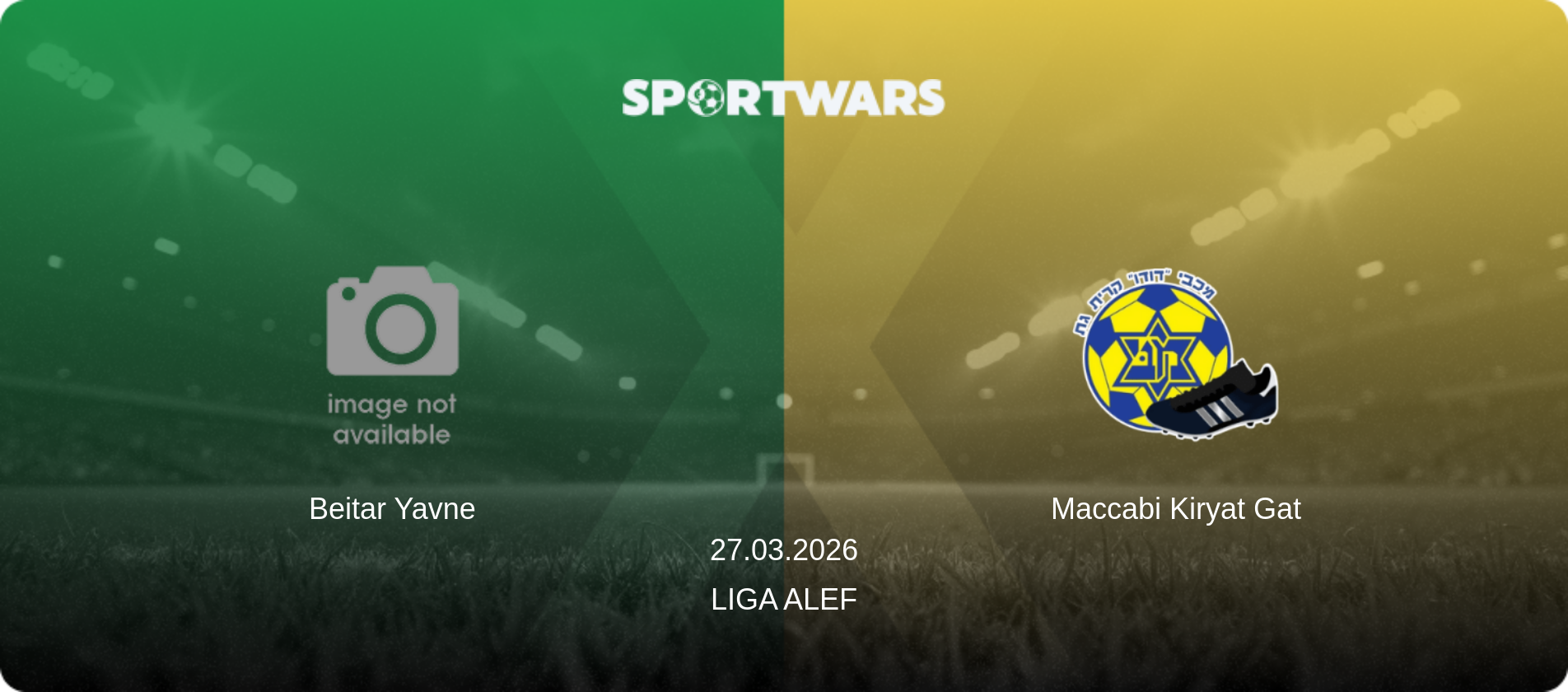 Beitar Yavne — Maccabi Kiryat Gat, 27.03.2026 — Liga Alef (match preview)