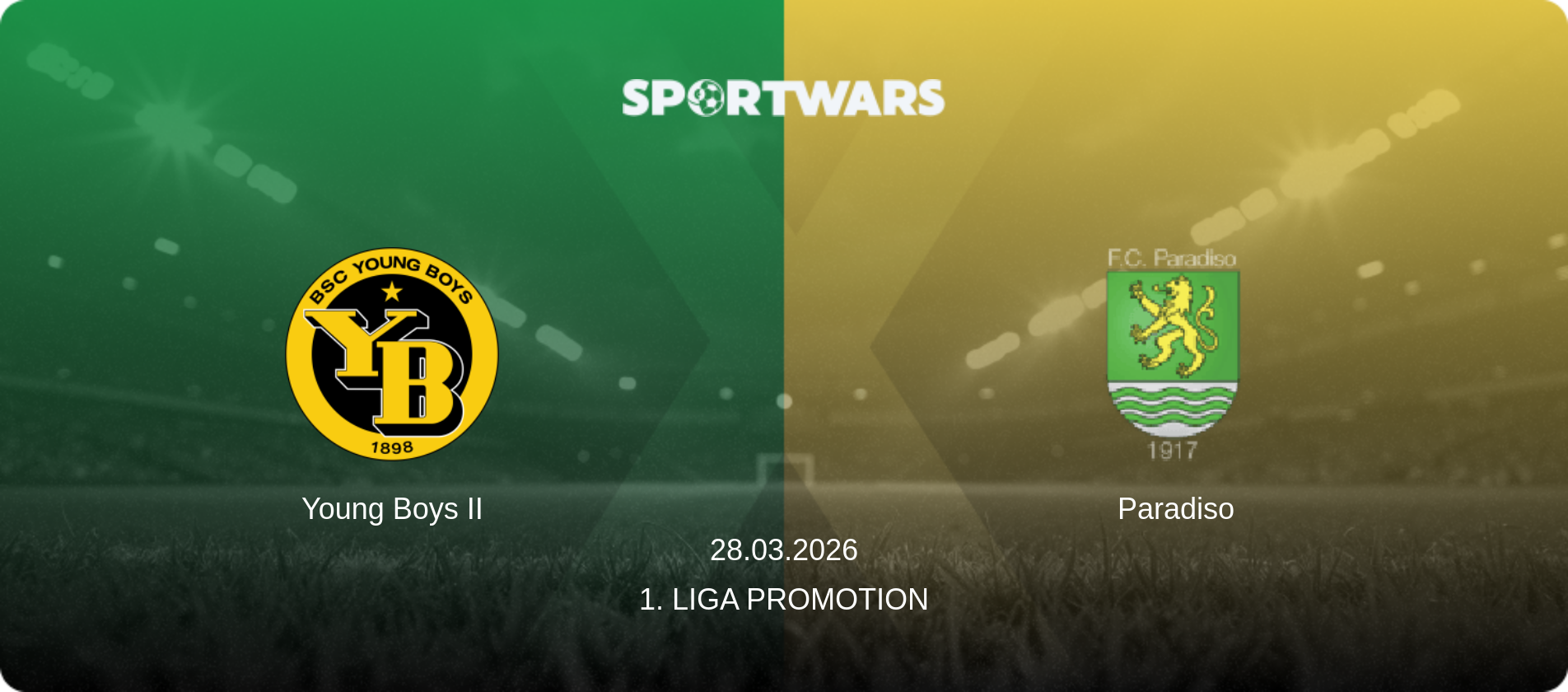 Young Boys II — Paradiso, 28.03.2026 — 1. Liga Promotion (match preview)