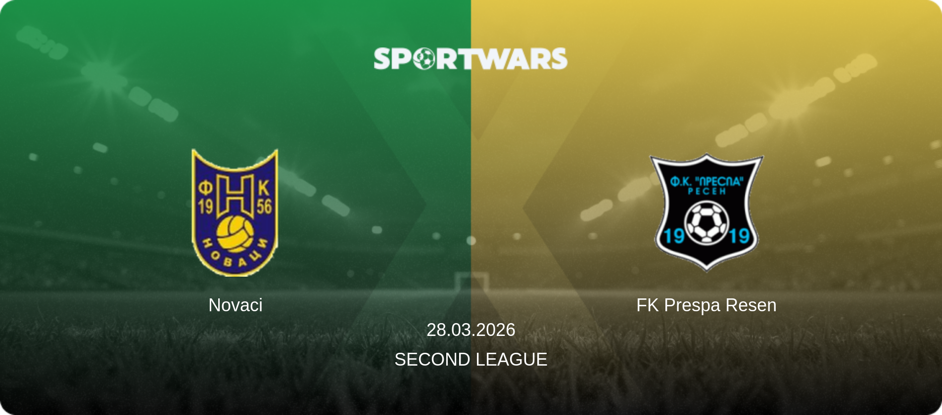 Novaci — FK Prespa Resen, 28.03.2026 — Second League (match preview)