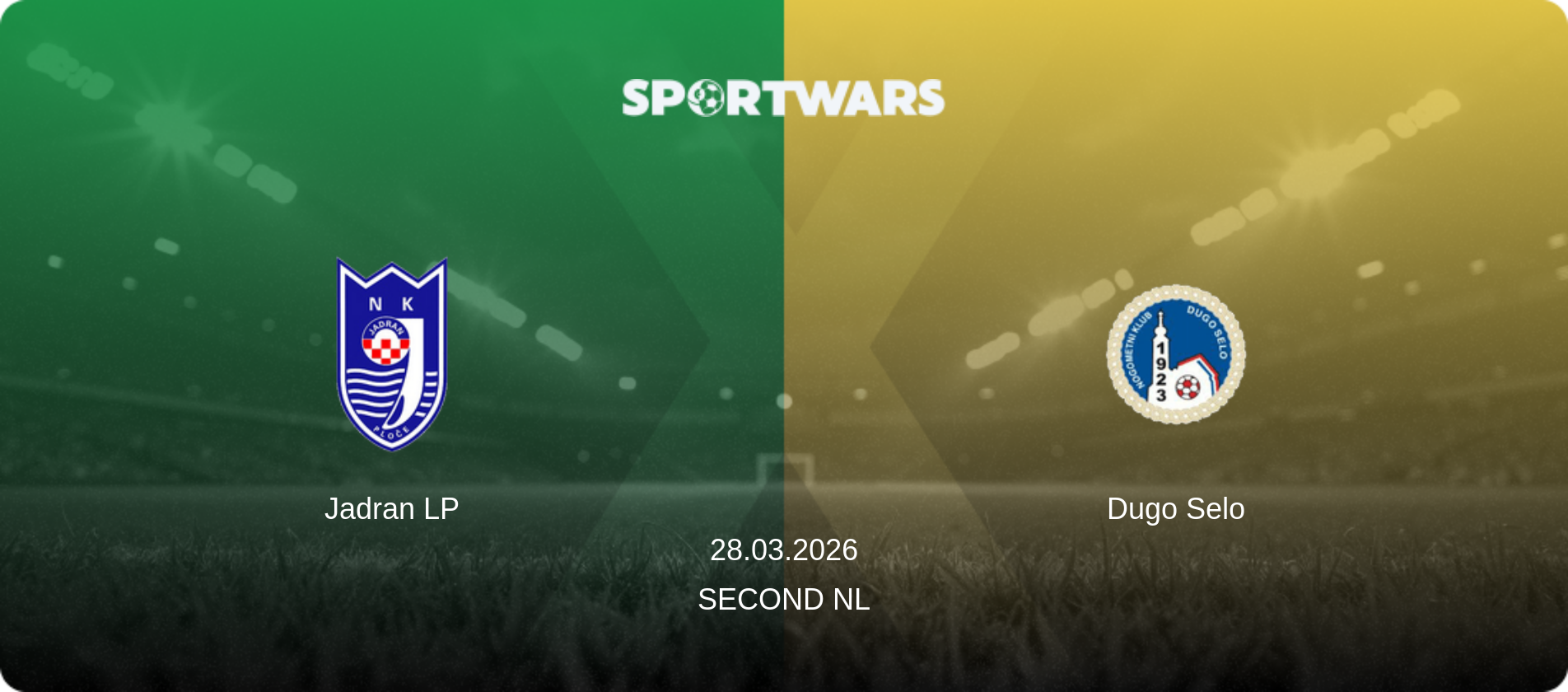 Jadran LP — Dugo Selo, 28.03.2026 — Second NL (match preview)