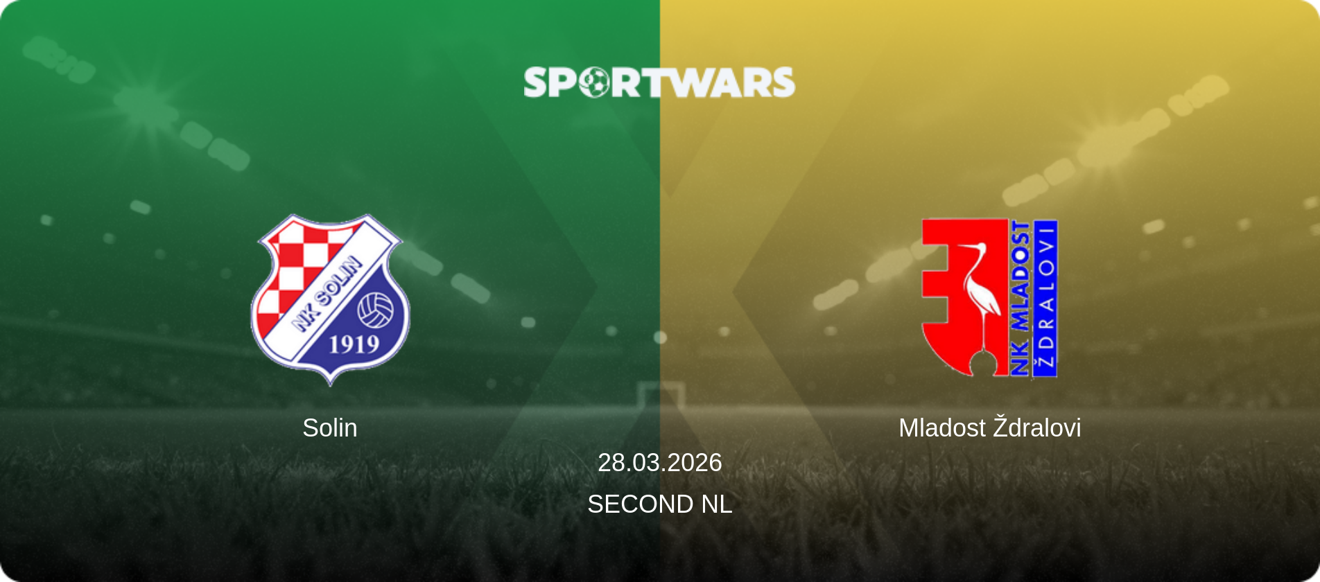 Solin — Mladost Ždralovi, 28.03.2026 — Second NL (match preview)