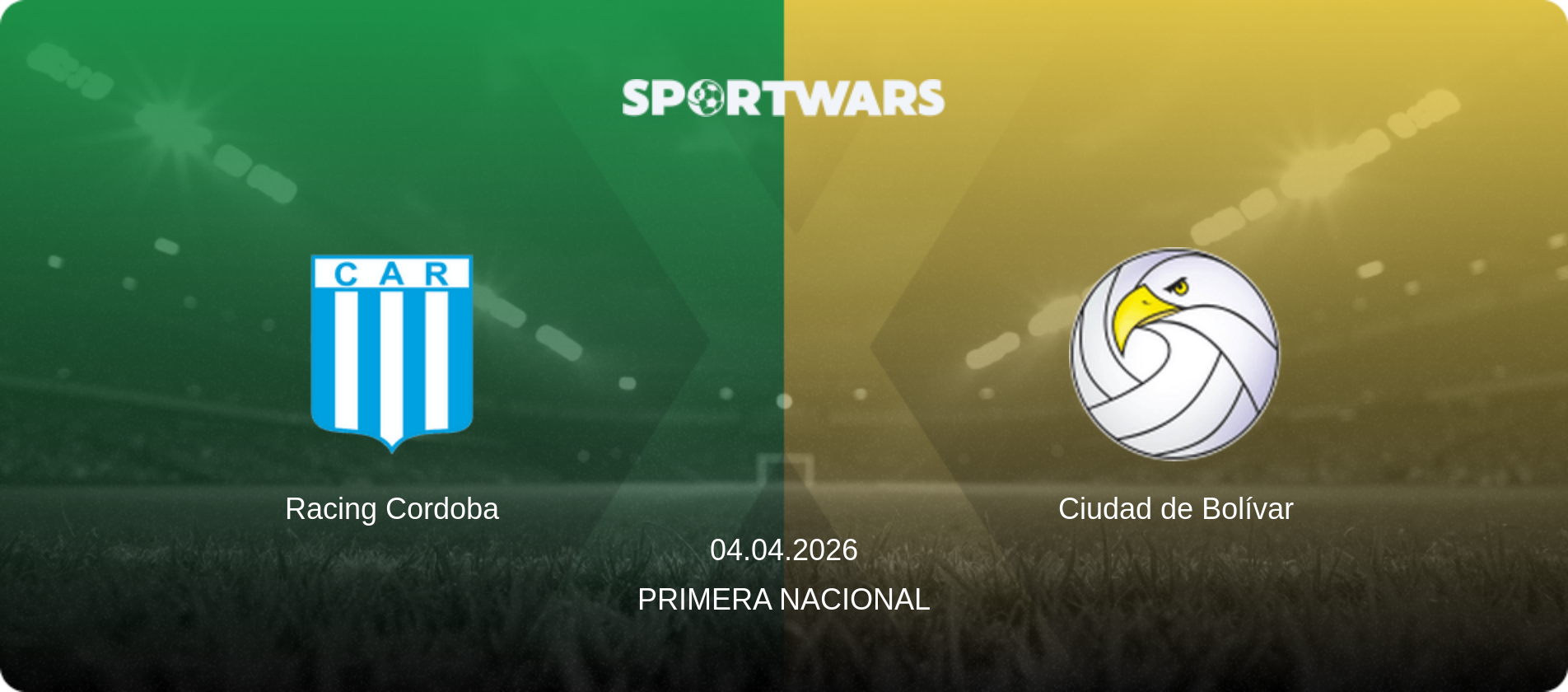 Racing Cordoba — Ciudad de Bolívar, 04.04.2026 — Primera Nacional (match preview)