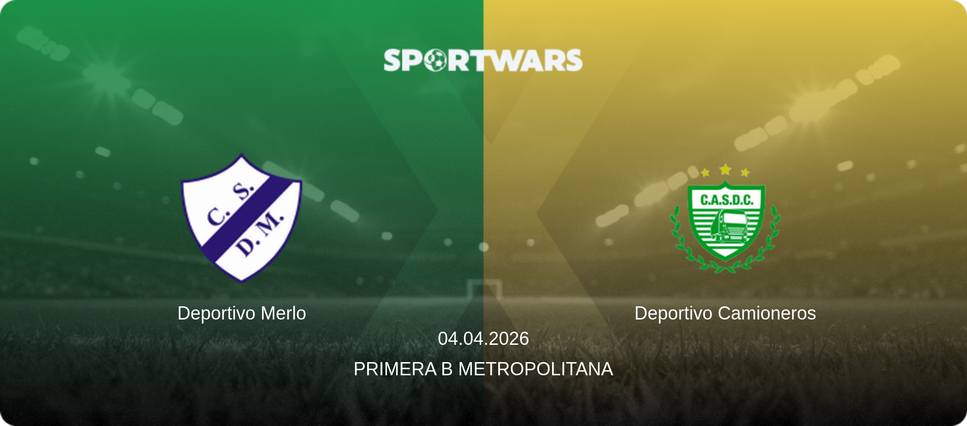 Deportivo Merlo — Deportivo Camioneros, 04.04.2026 — Primera B Metropolitana (match preview)