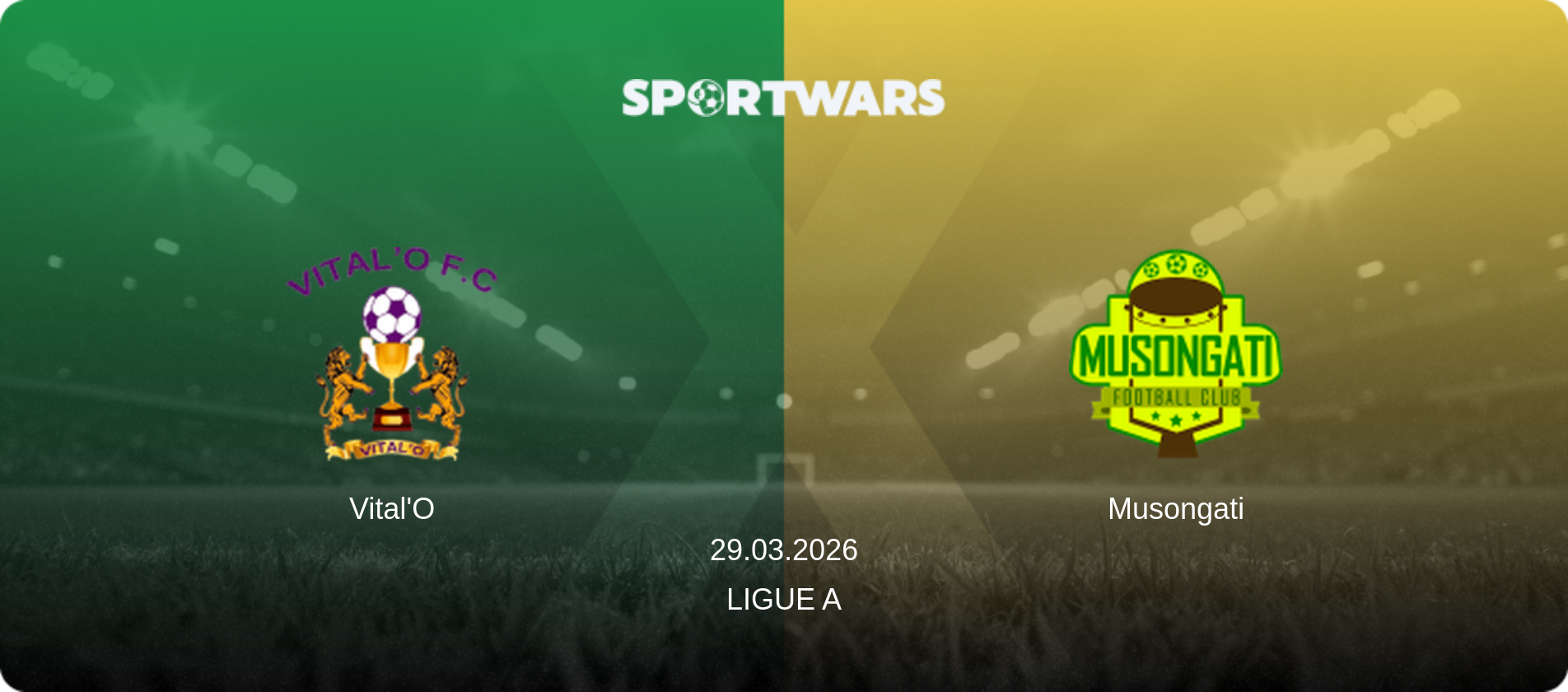 Vital'O — Musongati, 29.03.2026 — Ligue A (match preview)