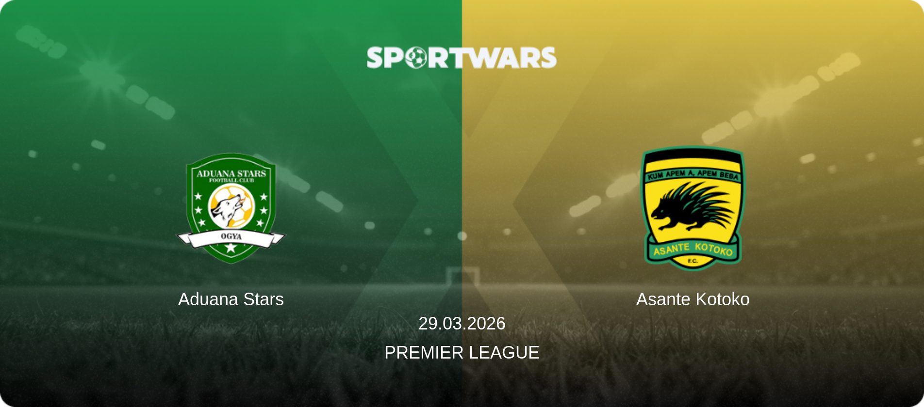 Aduana Stars — Asante Kotoko, 29.03.2026 — Premier League (match preview)