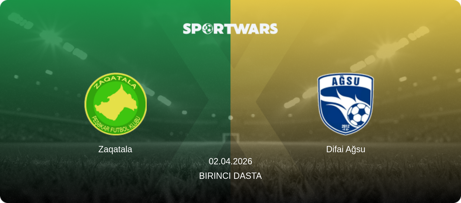 Zaqatala — Difai Ağsu, 02.04.2026 — Birinci Dasta (match preview)