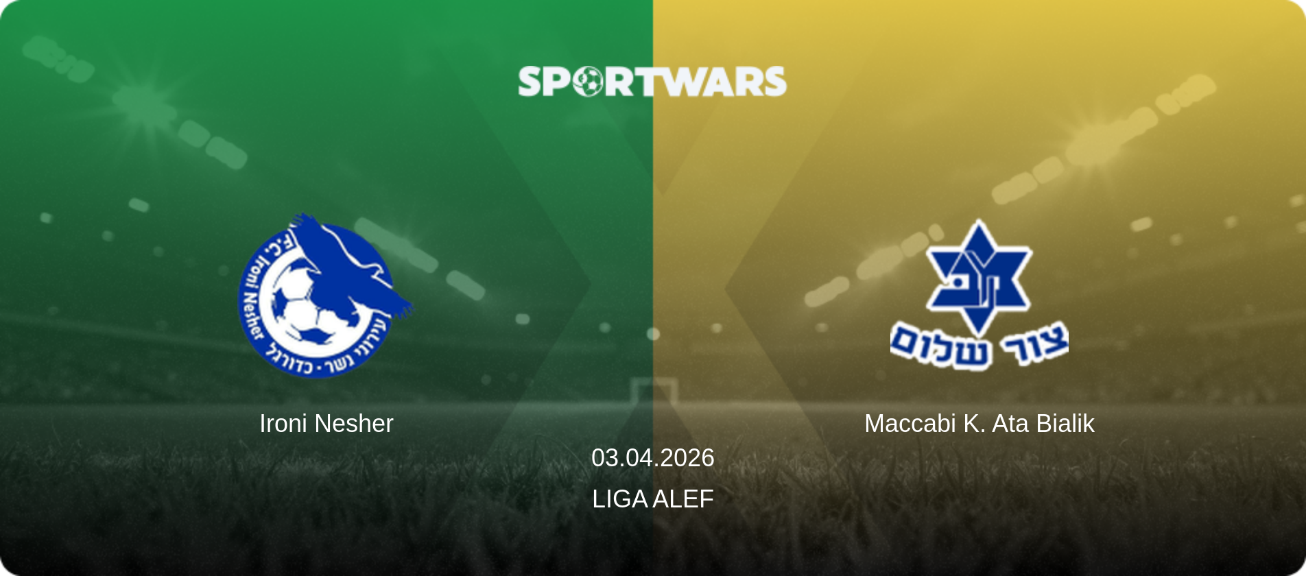 Ironi Nesher — Maccabi K. Ata Bialik, 03.04.2026 — Liga Alef (match preview)