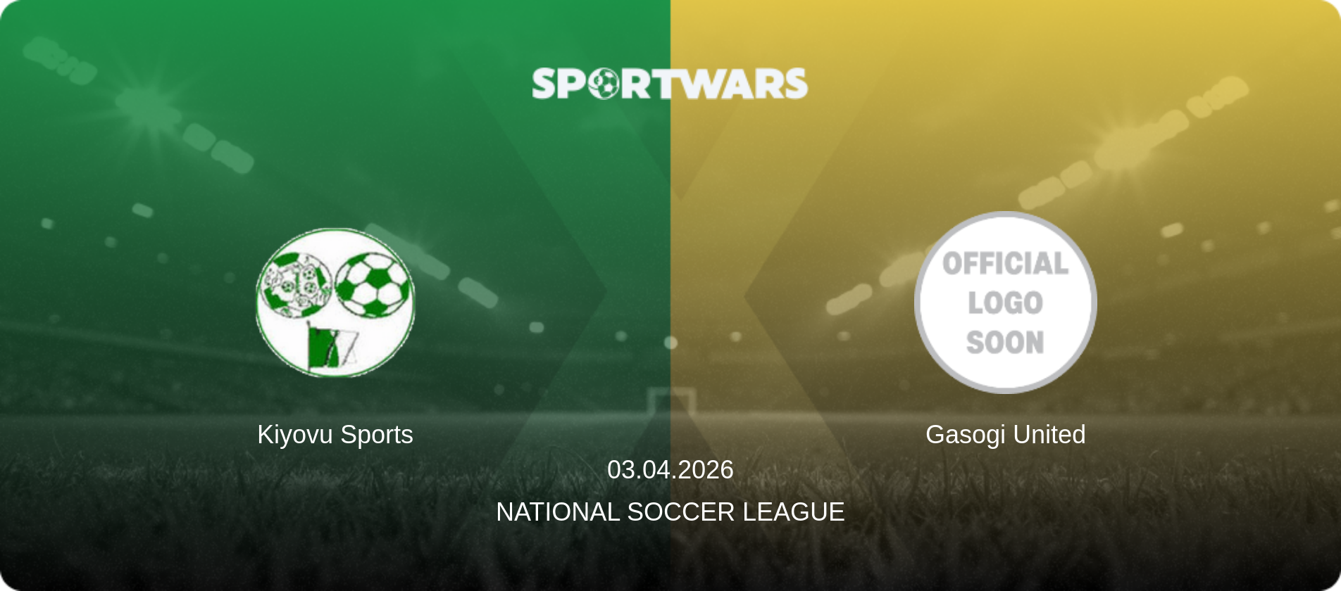 Kiyovu Sports — Gasogi United, 03.04.2026 — National Soccer League (match preview)