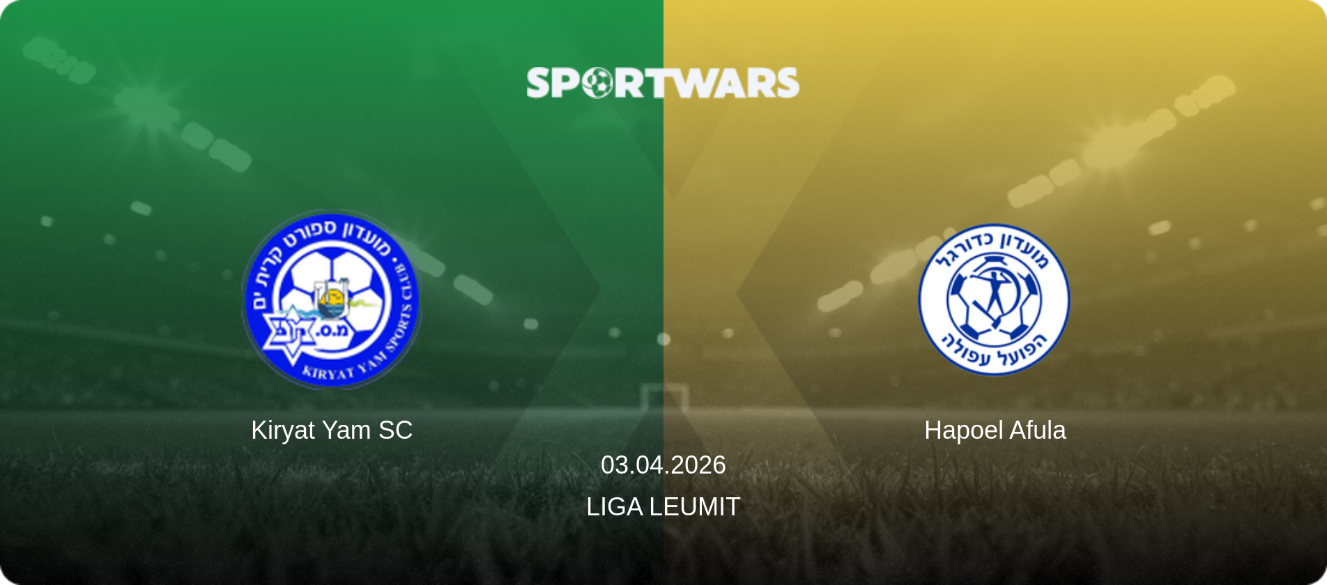Kiryat Yam SC — Hapoel Afula, 03.04.2026 — Liga Leumit (match preview)