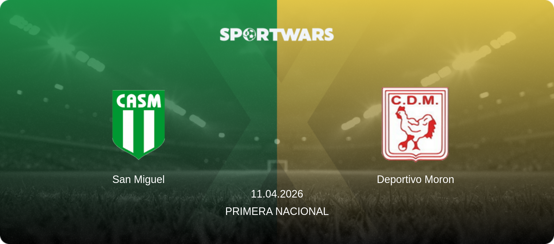 San Miguel — Deportivo Moron, 11.04.2026 — Primera Nacional (match preview)